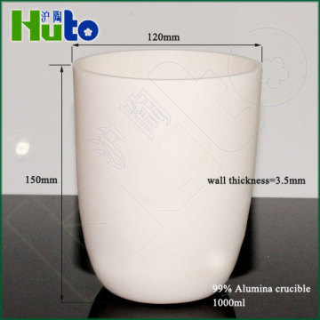 [HUTO CRUCIBLE] high temperature resistant 99.7 AL2O3 laboratory crucible