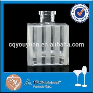 Decorative 200ml glass reed diffuser glass bottle