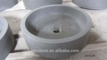 Round countertop basin stone sink basalt basin