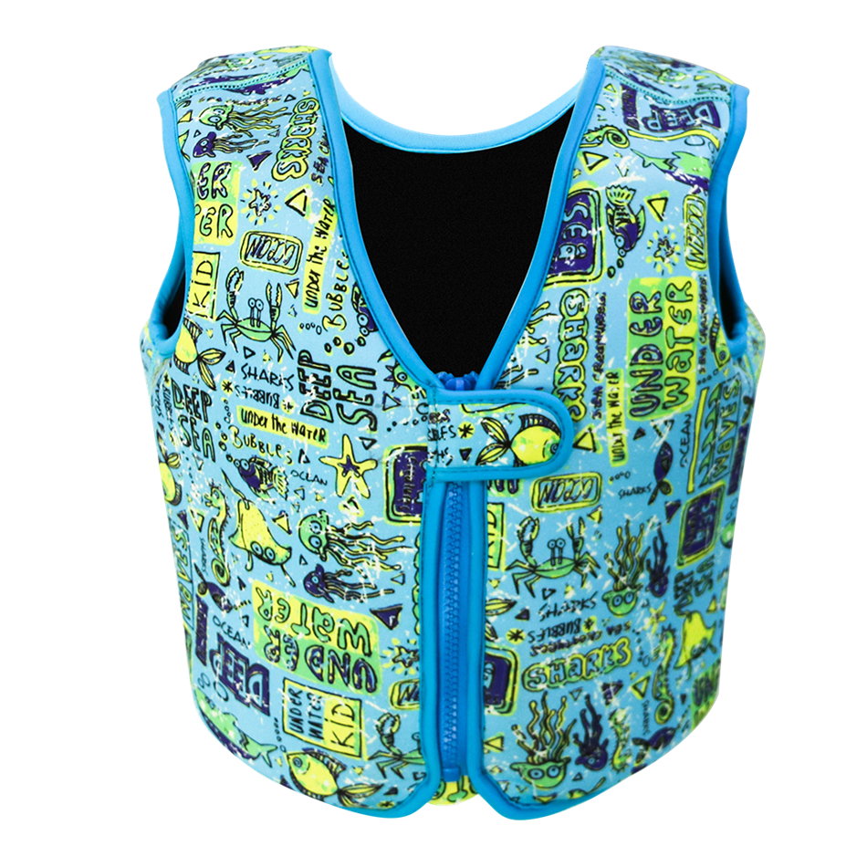 Gilet da nuoto regolabile in neoprene per bambini Seaskin