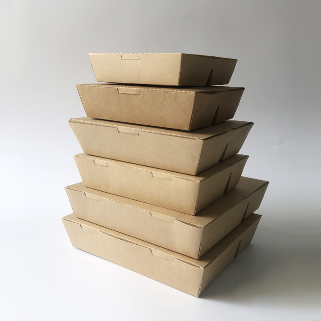 Kraft square paper box Kraft square paper box
