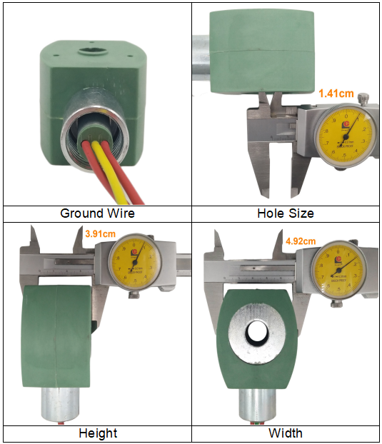 MP-C-080 238610-132-D 120V/60Hz 110V/50Hz Solenoid Coil