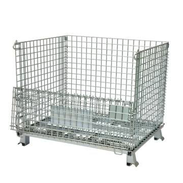Stackable Steel Pallet Cage Storage Turnover Box