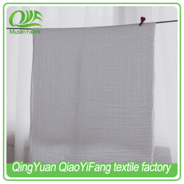 Softest 100% cotton white baby muslin swaddle blanket