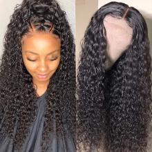 Burmese Raw Virgin Hair Jerry Curly Lace Front Wig Human Hair Deep Part Jerry Curl Weave Short Wig Kinky Curly Wig Lace Front