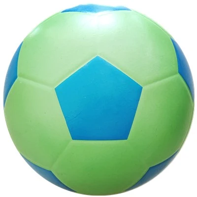 Green Color V-Top Rubber Football for Sporting