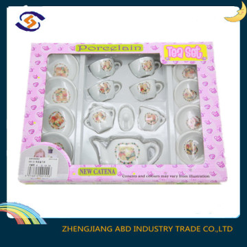 wholesale ceramic children toy porcelain mini tea set