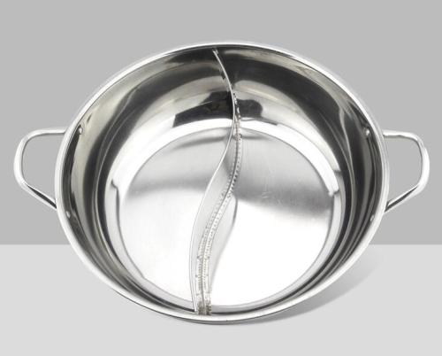 Stainless Steel Hot Pot dengan Divider Grosir