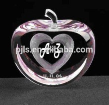 personalized crystal wedding gifts apple , crystal apple wedding favors