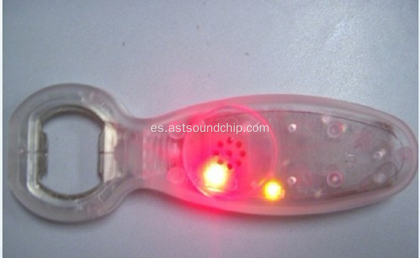 Abridor de vino con grabación de luz LED, abrebotellas grabable