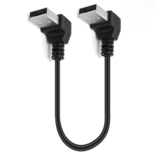 Both Down Angled USB AM Extension Cable