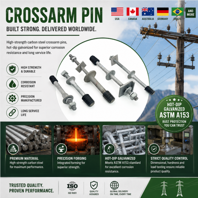 čep příčného ramene 3 crossarm pin 3