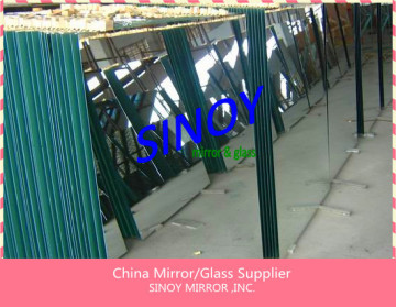 Durable Eco friendly high end cooper free silver mirror glass In 2134mm*3300mm