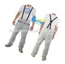 Gray Split cowhide leather chaps for welding