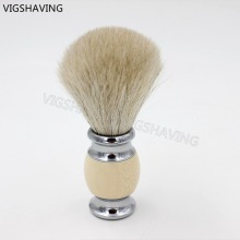 house hiar faux ivory hadle bristle brush shaving