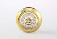 Metal Unique Mini Skeleton desk Clock