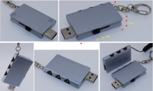 Hot Metal USB Flash Drive for Promotion Gift