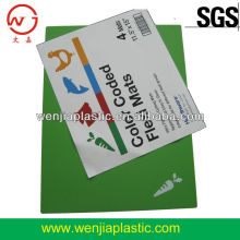 Flexible plastic cheap thin cutting board in different color