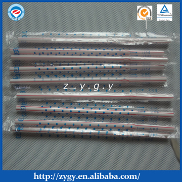 wrapped straw not colored