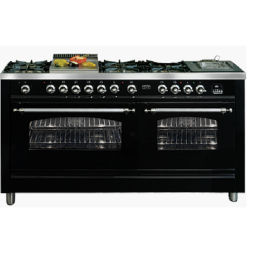 100cm Double Electric Oven 6 Burner