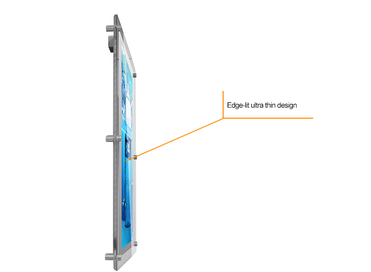 crystal led light box 