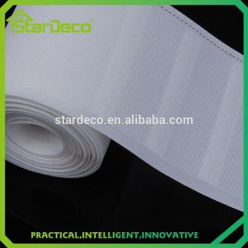 Z772 100% Polyester Fabric Elastic White Curtains Tape curtain decorative tape