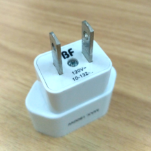 New Czech Republic Denmark to US China Taiwan 2Pin plug travel adapter converter