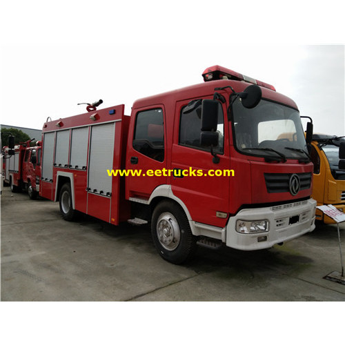 Dongfeng 6000 litres camions lutte contre l&#39;incendie de lutte contre l&#39;incendie