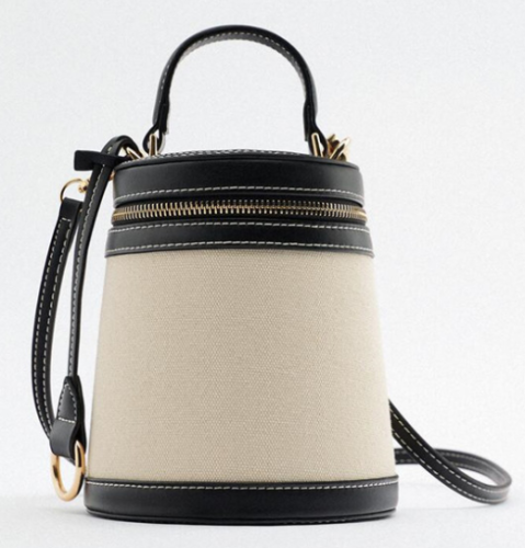 Water-resistant Bucket Shoulder Handbag