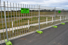 Durable Colored Steel Barricade with Powder Coating