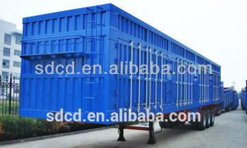 Cargo box trailer/van trailer/box semi trailer for sale