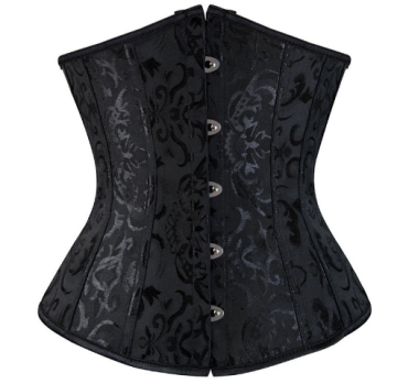 Hot Sale Steel Bone Jacquard Waist Clip Corset for Training