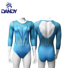 Girls long sleeves gymnastics leotards