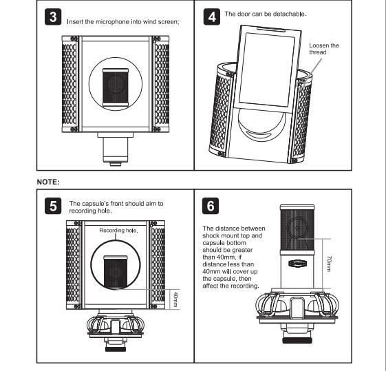 High Quality Soundproof Microphone Pop Filter Windshield