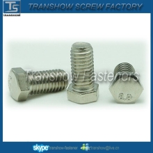 nickle plated hex bolt class8.8