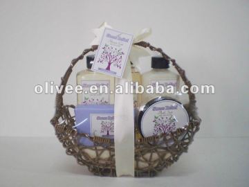 luxury bath towel set/ gift basket