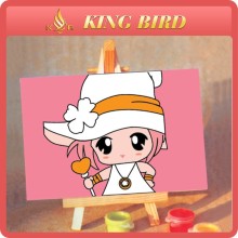 digital painting/portrait of young girl picture painting