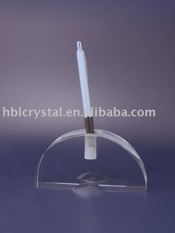 HBL semi-circle crystal pencil holder