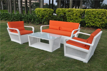 Rattan sofa outdoor flat wicker circle furniture