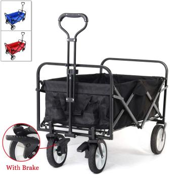 Adjustable handle Hand Cart Garden Transport Cart
