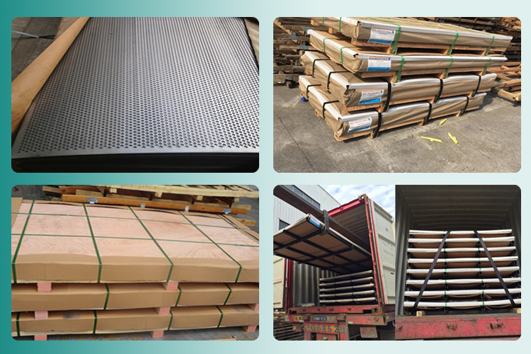 stainless steel 1mm hole galvanized perforated mesh stamped metal panel