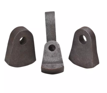 manganese steel mining machine part crusher hammer head