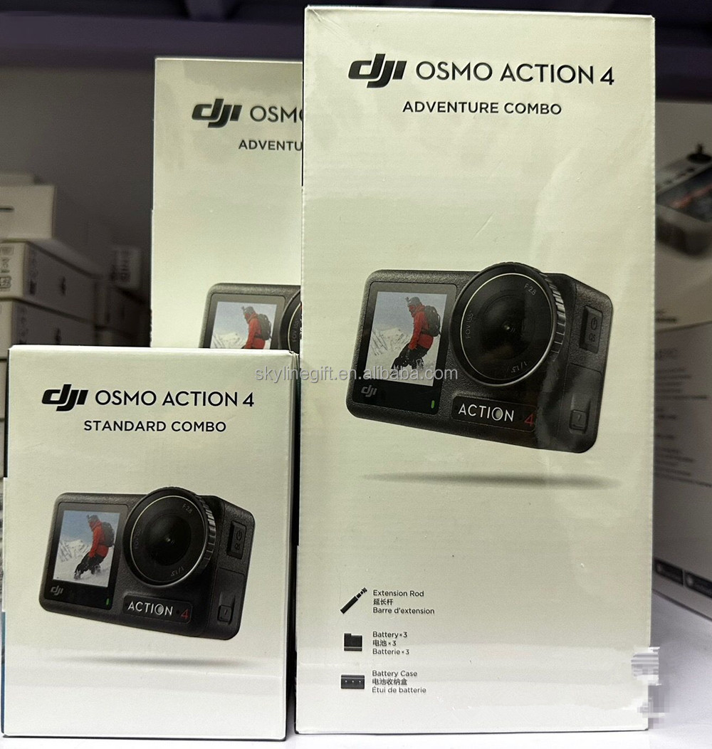 New arrival 18m deep waterproof Osmo Action 4 camera with 160 min battery life