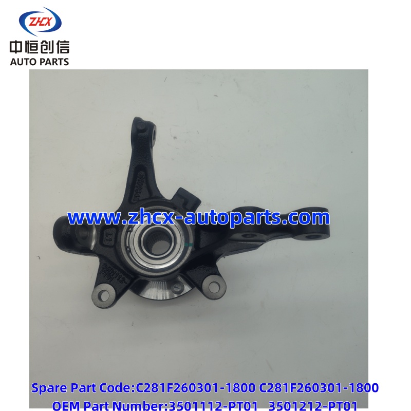 Knuckle předního řízení Front steering knuckle