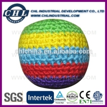 Professional knitted sport kick ball for kids