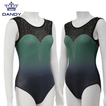 Custom professional dance wear womens gymnastic leotards