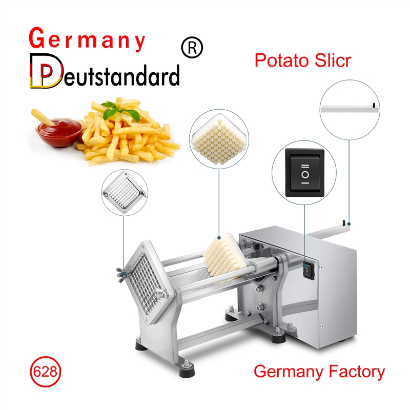 Electric French Fries Cutter Potato Chips Carrots Veggie Stick Strip Cutting Machine