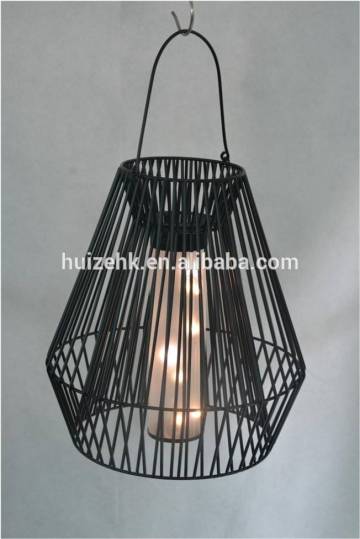 Latest design high quality durable metal solar lantern for garden lighting