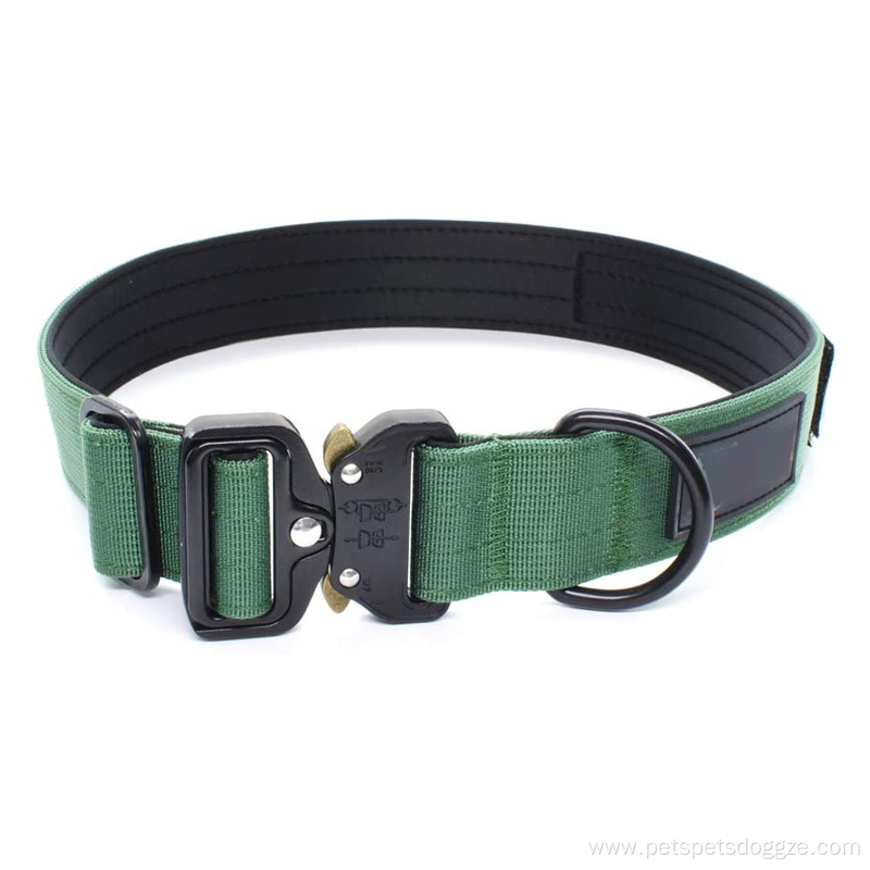 Tactical dog accessories Ajustable dog collar