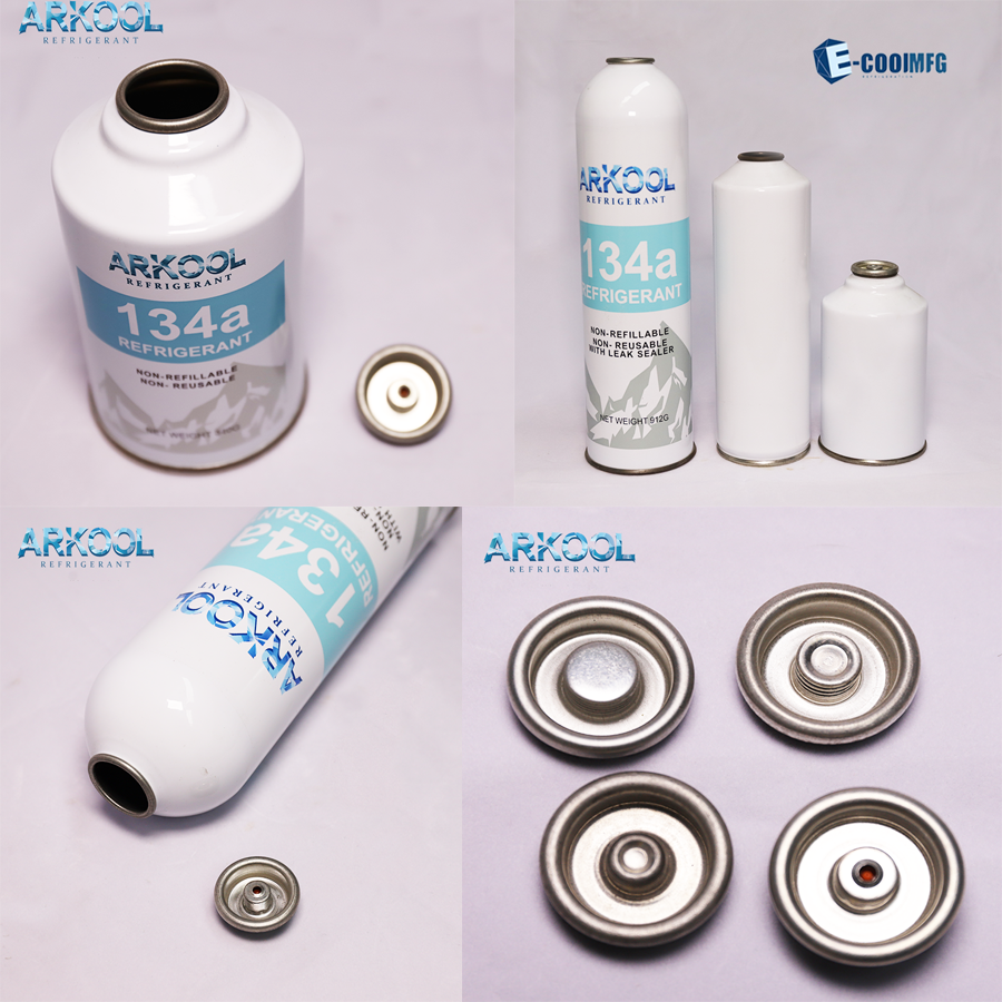 R134 13.6kg refrigerant gas refrigerant r134a gas refrigerant CE cylinder for EU in hydrocarbon